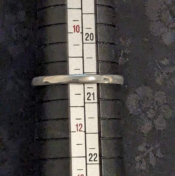 Geniune 925 Sterling Silver Citrine Ring Size 11 - Picture 10 of 10